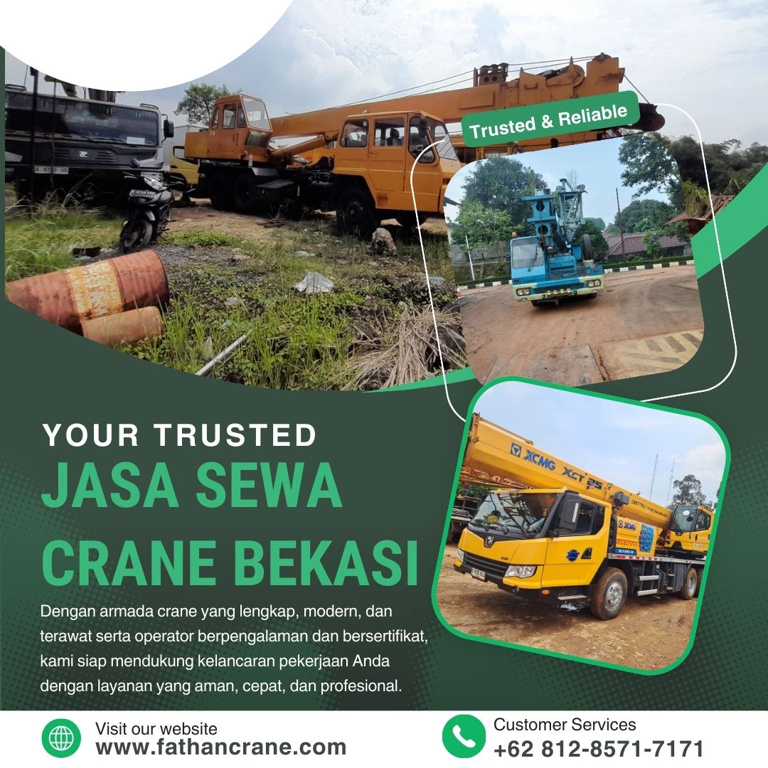 Jasa Sewa Crane Bekasi