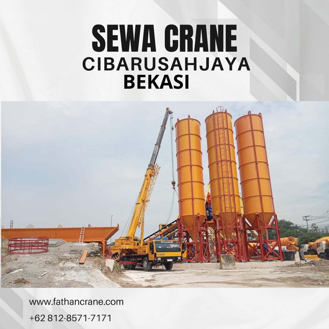 Sewa Crane Cibarusahjaya Bekasi