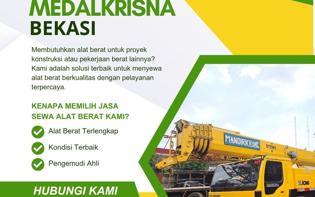 Sewa Crane Medalkrisna Bekasi