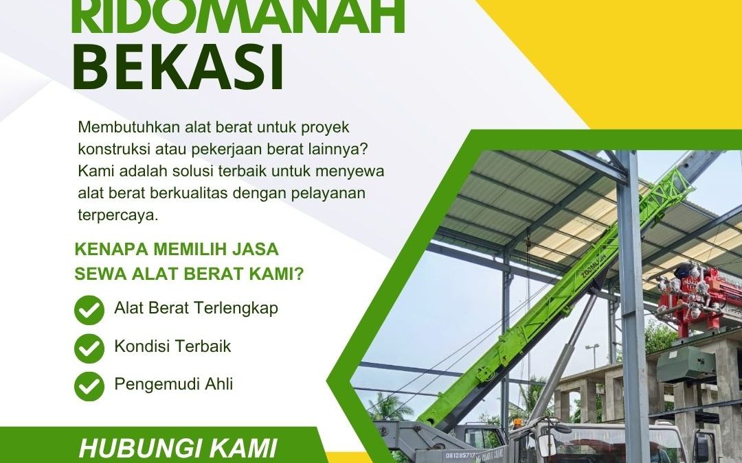 Sewa Crane Ridomanah Bekasi