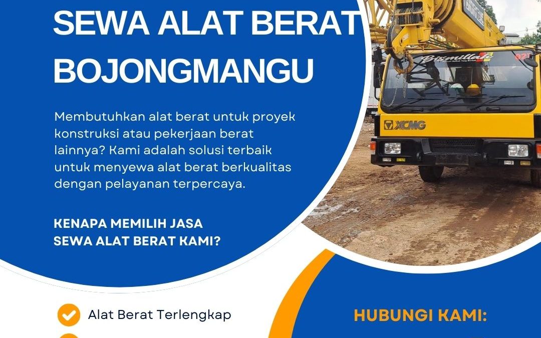 Sewa Alat Berat Bojongmangu Bekasi
